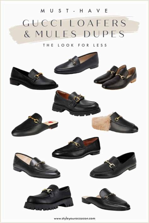 gucci loafers dupes